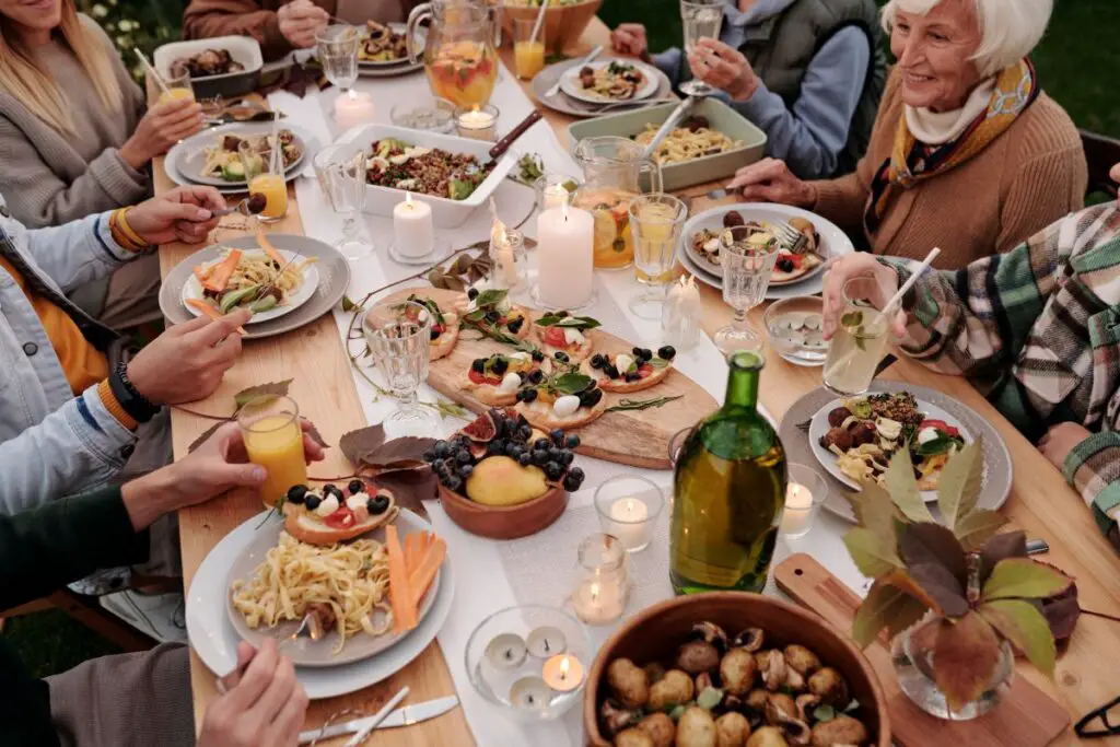 Family traditions during the holidays can include formal meals and activities that can be stressful for some members.