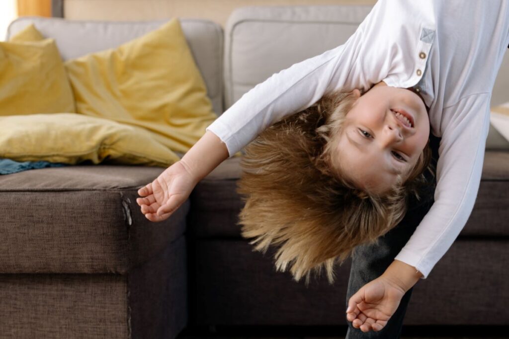 Did you know that basically everyone stims in some way? There are some extra benefits of hanging upside down for some.
